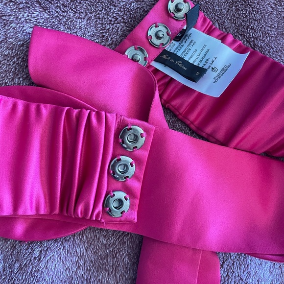 Y2k BCBG WIDE BOW BELT M - Picture 4 of 4